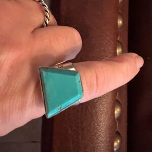 Jay King Turquoise Silver Ring